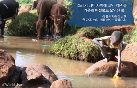 국제구호 NGO 월드쉐어가 22일, 세계 물의 날을 맞아 생명을 살리는 물-우물후원 캠페인을 진행한다
