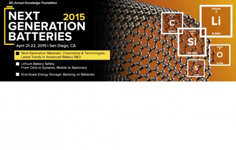 The Knowledge Foundation 주최로 차세대 배터리 컨퍼런스 2015가 개최된다.
