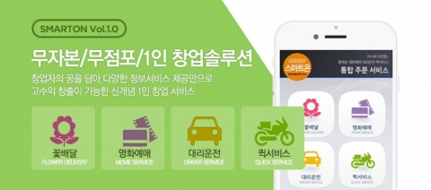 우리창업네트워크가 신개념 1인 창업 서비스 스마트온을 선보였다