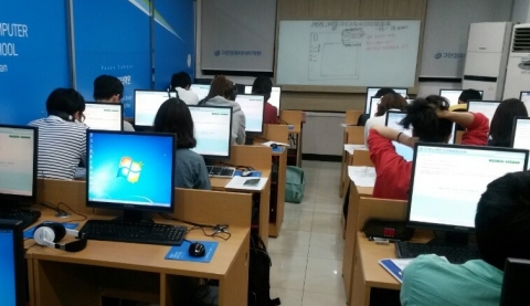 중국어 HSK iBT 시험장 풍경