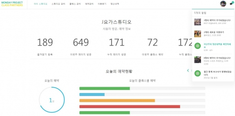 파트너스 전용 페이지 예시