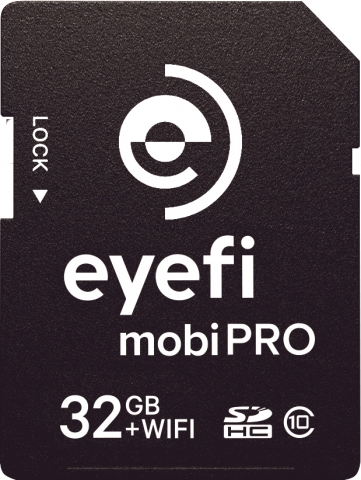 아이파이(eyefi)의 한층 업그레이드된 와이파이 지원 SD카드 모비 프로(mobiPRO)가 지난 4월 16일 2015 서울국제사진영상기자재전(P&I)에서 공식 론칭했다.