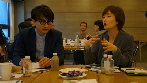온실가스를 기준으로 사회적경제조직의 환경성과를 측정하는 방법에 대해 논의하는 자리가 29일 사회연대은행의 LG Social Fund 일환으로 출판문화회관 강당에서 열렸다