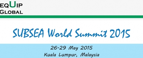 해저 자원 개발 서밋가 2015년 5월 26일부터 29일까지 말레이시아 쿠알라룸푸르에서 개최된다