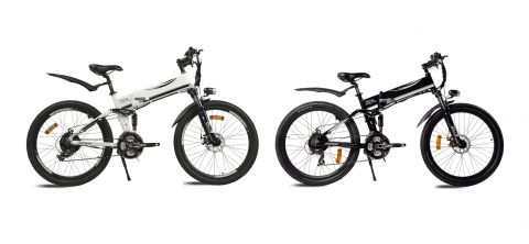 2015년형 접이식 전기자전거 테일지 T9 - 왼쪽 테일지 T9 화이트, 테일지 T9 블랙
