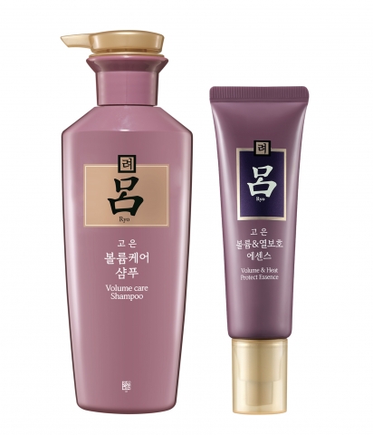 려가 볼륨 및 새치 염색 케어 특화 고은라인을 출시했다.