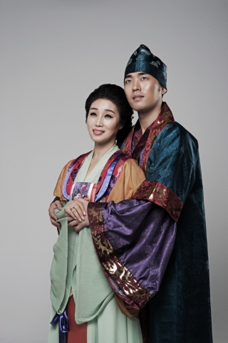 바람처럼 불꽃처럼 박제상(조은)과 김씨부인(김한나)