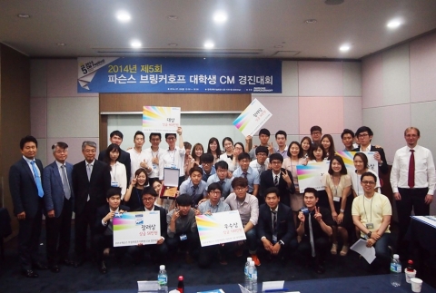 2014년 CM경진대회 최종 결선 수상자들