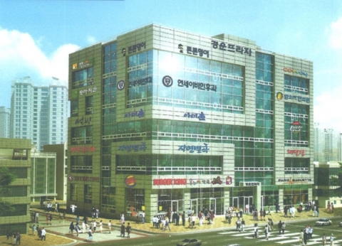 위례 우남역 경운프라자 조감도