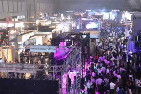 제 1회 Live Entertainment & Event Expo 전시장 모습