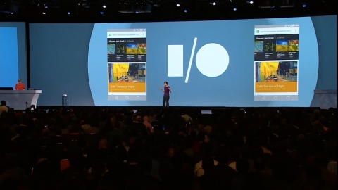 Google I/O 2014에서 김종민 씨의 고흐 프로토타입 작업물이 소개되었다