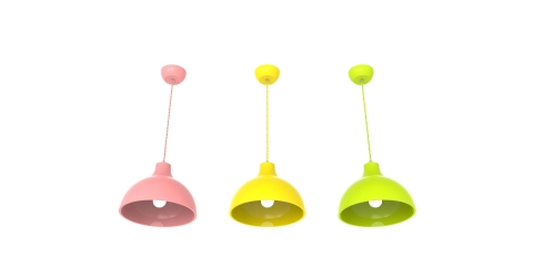 LED 펜던트 조명 탐소리 라떼 라이트는 친환경 소재 펩라이트로 만들어진 램프 쉐이드에 핑크, 그린, 블루 등 다채로운 컬러가 더해져 탐소리 펜던트 스피커 시리즈와 믹스매치 하도록 디자인 되었다.