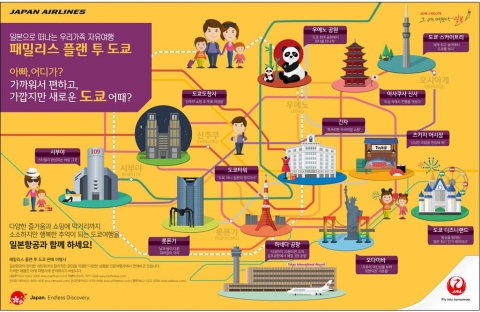 서울 2호선 주요 역사 내 스크린도어 광고 이미지