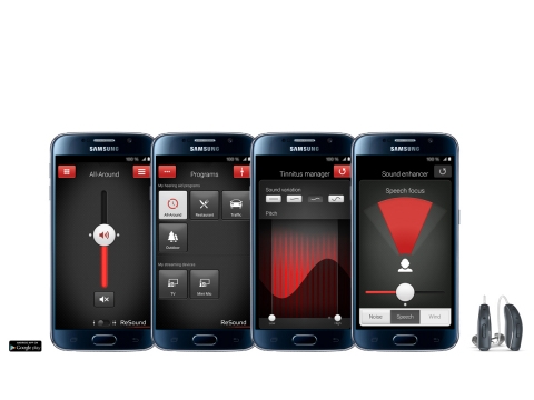 리사운드의 스마트 앱이 이제 추가적으로 삼성 갤럭시 S6를 포함한 안드로이드 기기와 호환된다.