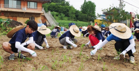 건국대학교 총학생회가 지난달 27일부터 30일까지 강원도 원주시 매호리 호저면 매화 마을에서 재학생 110명과 농촌 봉사활동을 펼쳤다