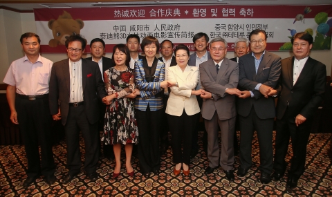 테테루가 3D입체만화영화 실크로도 한중 합작을 위한 설명회를 개최한다