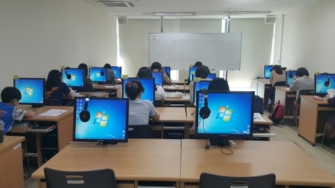 HSK iBT 시험장 풍경