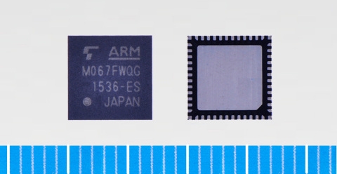 도시바 USB 디바이스 조절기 내장 ARM® Cortex®-M0코어 기반 마이크로컨트롤러 TMPM067FWQG