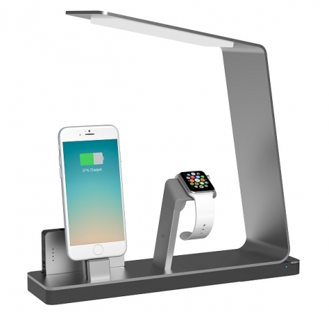 NuDock Power Lamp Station Space grey