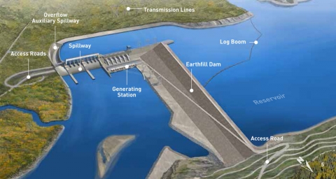 삼성물산이 캐나다 3위의 전력 공기업인 브리티시 컬럼비아 수전력청이 발주한 1조 5000억 원 규모의 싸이트-씨(Site-C) 댐 프로젝트의 우선협상대상자로 선정됐다
