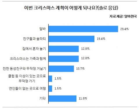 솔로 크리스마스 계획