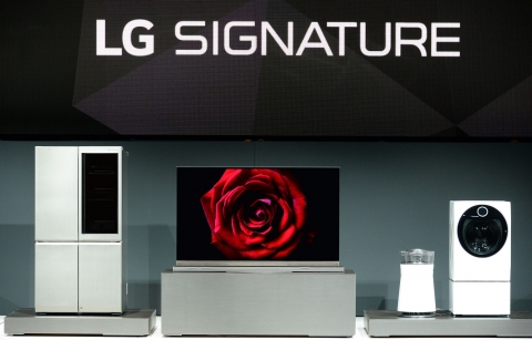 LG전자의 초프리미엄 가전 시장 공략을 위한 통합 브랜드인 LG 시그니처