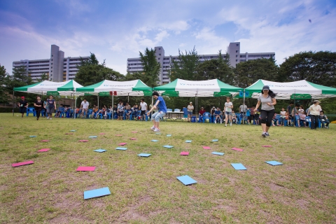서울장애인종합복지관에서 열린 토요힐링교실 운동회 모습