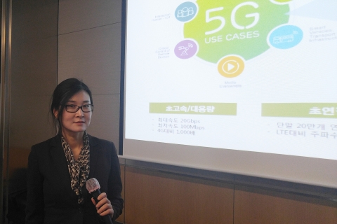LG유플러스 김선희 박사가 5G 도래는 2D 해상도 경쟁에서 실감 3D 품질 경쟁으로 전환돼 홀로그래피용 단말 콘텐츠 구현을 위한 핵심 원천기술 개발 경쟁이 본격적으로 돌입될 것이라고 28일 밝혔다