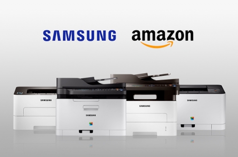 아마존 자동 주문 서비스가 가능한 삼성 프린터. 왼쪽부터 SL-C430W, SL-C480FW, SLM2835DW, SL-M2885FW