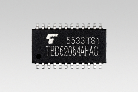 도시바, 1.5V 싱크 출력 드라이버를 탑재한 DMOS FET 트랜지스터 어레이 “TBD62064AFAG” 출시