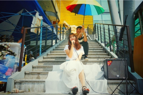 2015 복작복작예술로 프로그램 진행 모습이다
