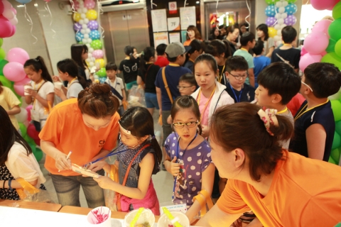 CMS화정영재교육센터가 창의적 수학 체험 축제를 개최했다