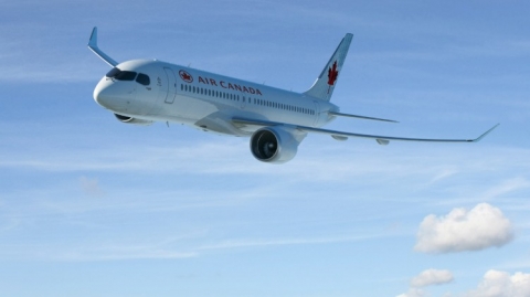 봄바디어가 에어캐나다와 최대 75대의 C시리즈 항공기 주문계약을 완료했다
