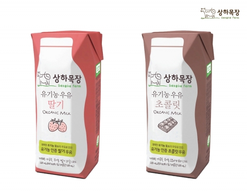 상하목장 유기농 우유 200ml 딸기, 초콜릿