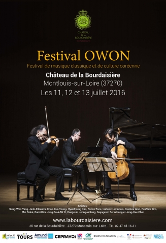 Festival Owon이 11일부터 17일까지 프랑스의 라 부르데지에 성과 쇼몽 성에서 열린다