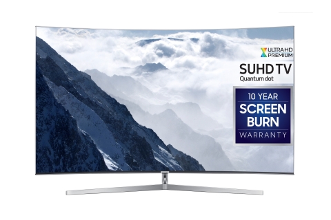 삼성전자가 국내에 이어 영국에서도 퀀텀닷 SUHD TV의 화면 번인 10년 무상 보증 프로그램을 실시한다