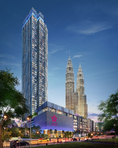 말레이시아의 수도 쿠알라룸프르에 건설되고 있는 주상 복합빌딩인 스타 레지던스의 투자 설명회가 서울에서 열린다