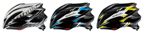 카부토 헬멧 제나드ZENARD의 신규 모델 3종(블래이드 실버, 트래드블루, 트래드옐로우 컬러)
