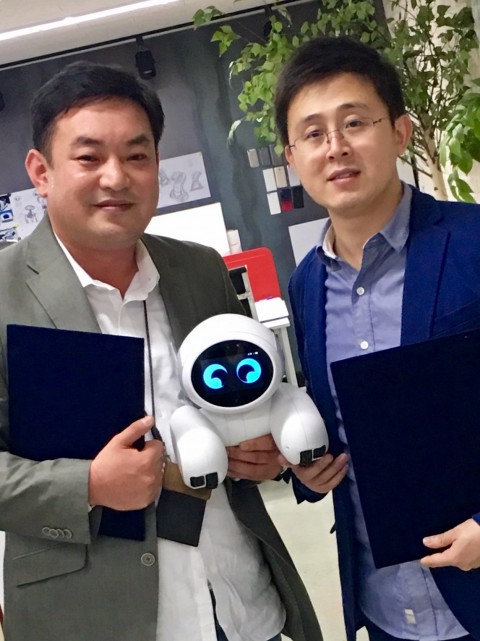 아이피엘 김경욱 대표와 루보 제임스 사장