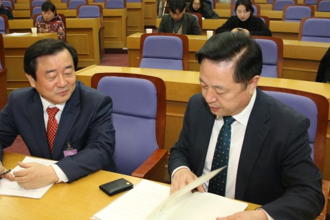 김두관 의원과 이종화 한국사회안전범죄정보학회장