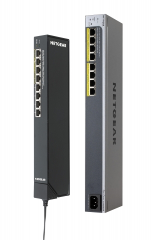 넷기어 8포트 기가비트 웹관리형 스위치 GSS108EPP(좌), GS408EPP(우)