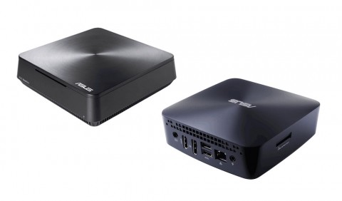 ASUS가 24일 인텔 카비레이크가 탑재된 고성능 미니 PC ASUS Vivo Mini 7세대 신제품 2종 출시를 알렸다. 좌 ASUS Vivo Mini VM65N, 우 ASUS Vivo Mini UN65U