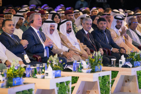 IGCF 2017 행사장의 아랍에미리트 최고위원회 위원이자 샤르자 통치자인 셰이크 술탄 빈 모하메드 알 카시미(사진: ME NewsWire)