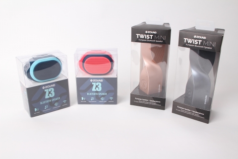 사운드캣이 자체 브랜드 자운드 블루투스 스피커 Z3와 Twist Mini를 출시했다