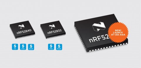 노르딕 세미컨덕터는 CES 아시아에서 자사의 블루투스 5 호환 nRF52 시리즈 SoC의 다양한 기능들을 시연할 예정이다