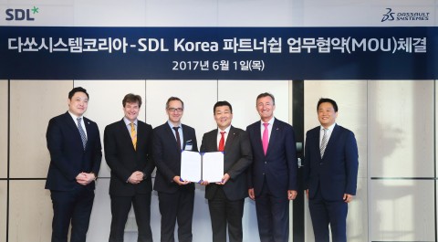 다쏘시스템코리아-SDL Korea 파트너쉽 업무협약 체결
