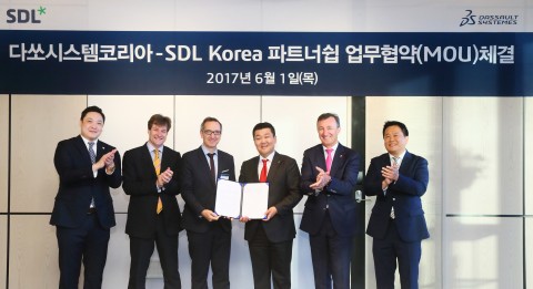 다쏘시스템코리아-SDL Korea 파트너쉽 업무협약 체결