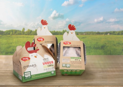 하림이 가치소비를 지향하는 소비자들을 위해 새로운 닭고기 브랜드 그리너스를 선보인다
