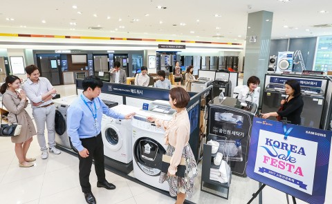 삼성전자가 코리아세일페스타를 맞아 인기 가전∙IT 제품을 할인 판매한다