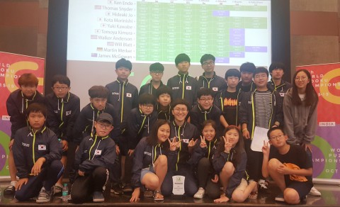 에듀팡이 후원하는 한국창의퍼즐협회 곽승재 주장이 2017 세계스도쿠선수권 대회 그랑프리 파이널 우승을 차지했다